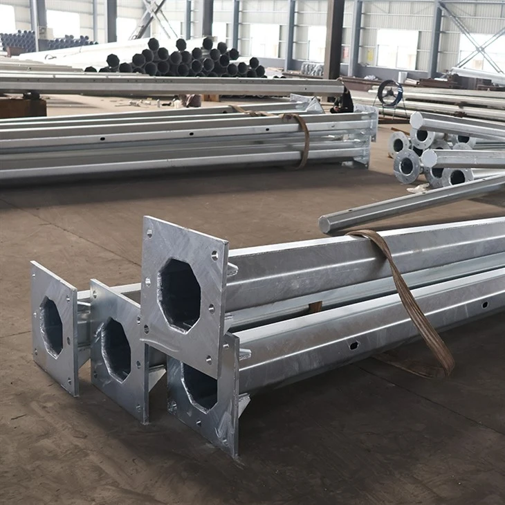 12m Double Arm Street Lamp Pole high quality